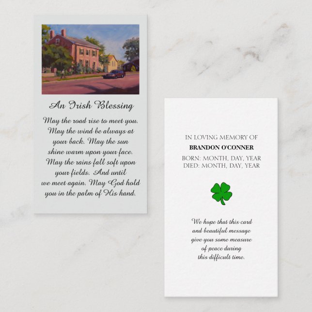 Cartão De Visita Red Blue Yellow Green Safely Home (Frente/Verso)