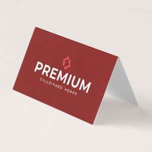 Cartão De Visita Red Business Premium