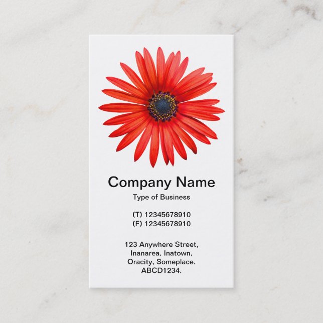 Cartão De Visita Red Devil (Frente)