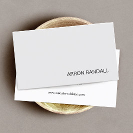 Cartão De Visita Rede profissional de Cinzas leves modernas