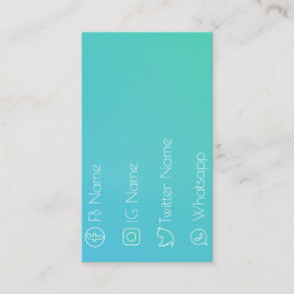 Cartão De Visita Rede social legal!