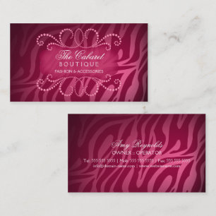 Cartão De Visita Redemoinho elegante do impressão e da jóia da