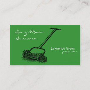 Cartão De Visita Reel Mower
