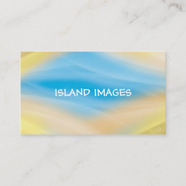 Cartão De Visita reflexão arco-íris (Frente)