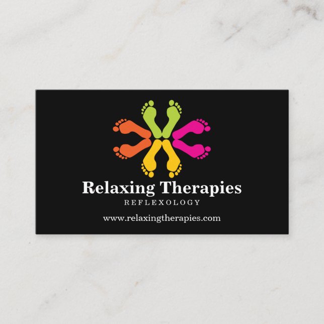 Cartão De Visita Reflexologia (Frente)