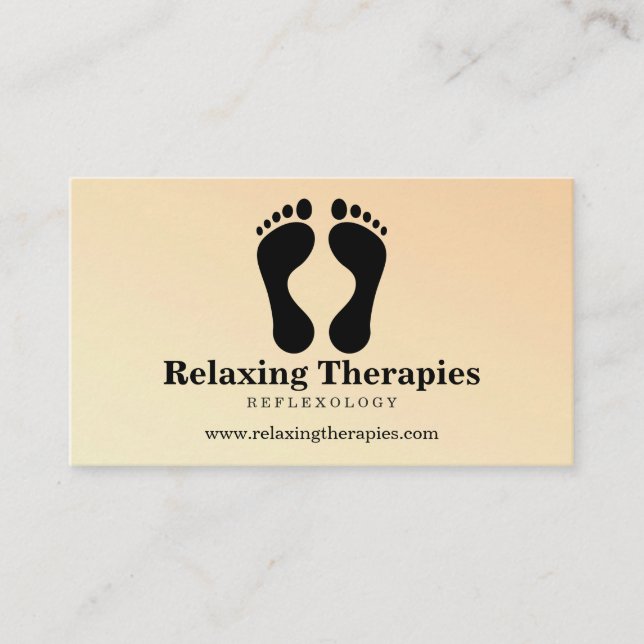Cartão De Visita Reflexologia (Frente)