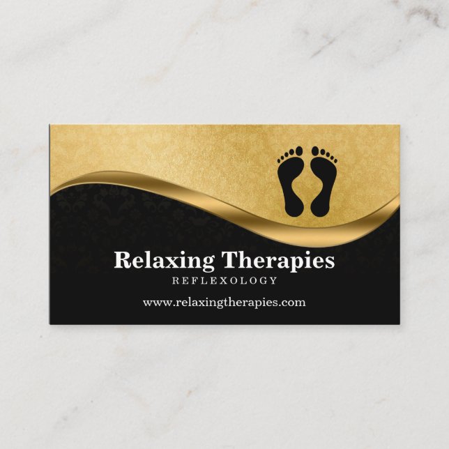 Cartão De Visita Reflexologia (Frente)