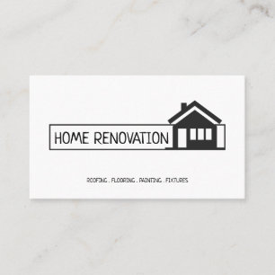 Cartão De Visita Reforma de Casa Residencial Remodelagem Construção