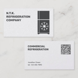Cartão De Visita Refrigeração QR Personalizada
