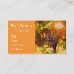 Cartão De Visita Reiki/cartão de visita terapia da energia