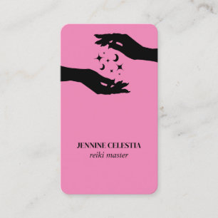 Cartão De Visita Reiki Mandar Turquesa Calor Espiritual