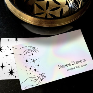 Cartão De Visita Reiki Master Chakra Energy Healer