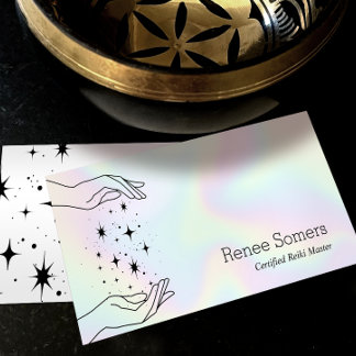 Cartão De Visita Reiki Master Chakra Energy Healer