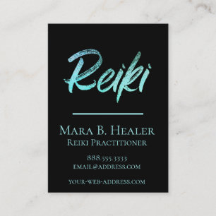 Cartão De Visita *~* Reiki Master ou profissional de aquecedor de e