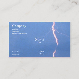 Cartão De Visita Relâmpago