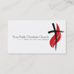 Cartão De Visita Religião religiosa Cristã Pastor Cristianismo