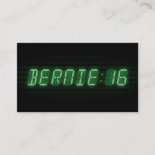 Cartão De Visita Relógio Bernie Sanders 2016