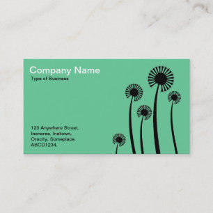 Cartão De Visita Relógios DandyLion - Preto em Verde