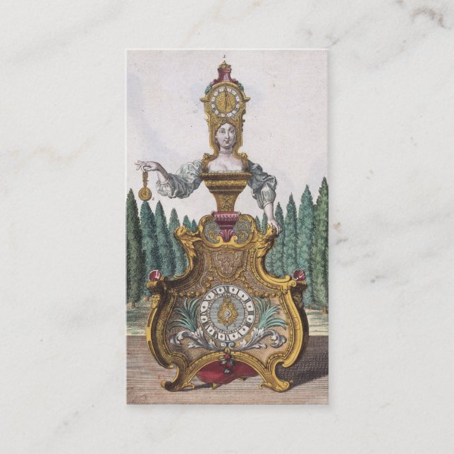 Cartão De Visita Relojoeiro engraçado do traje do pulso de disparo (Frente)