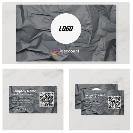 Cartão De Visita Remoção de Lixo de cinza