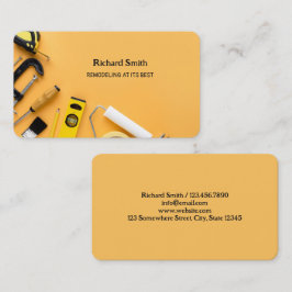 Cartão De Visita Remodelação de casa