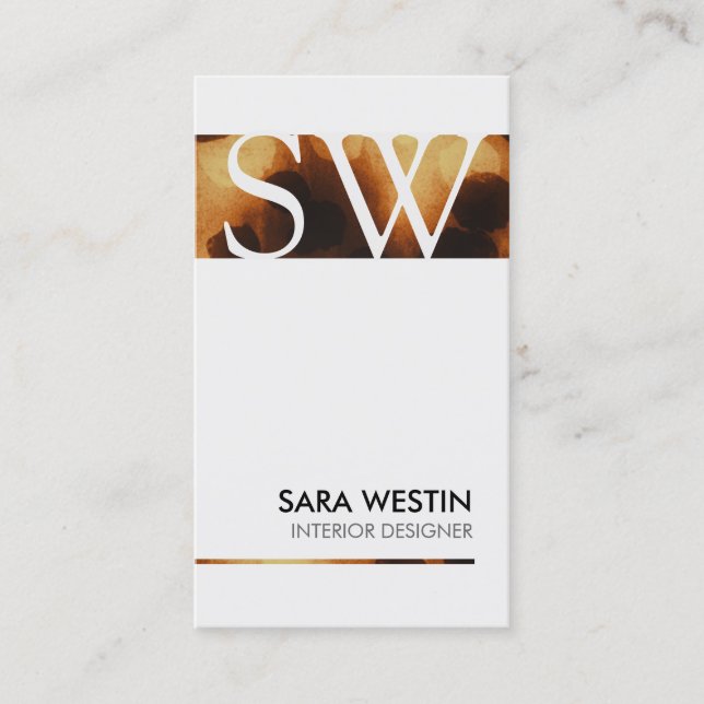 Cartão De Visita Remodelação do Interior Decorator (Frente)