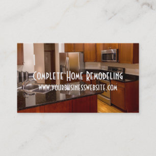 Cartão De Visita Remodelação doméstica da construção de lagart