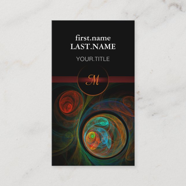 Cartão De Visita Renascimento Legal Elegante Moderno Profissional (Frente)