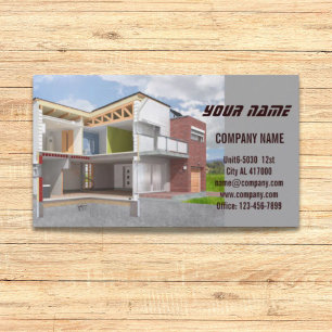Cartão De Visita Renovation Handyman Construction architect