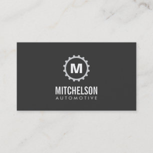 Cartão De Visita Reparação de automóveis automotriz da inicial 2