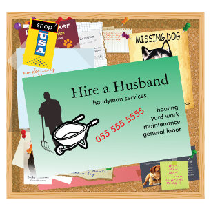 Cartão De Visita Reparações de Trabalhos de Arqueação Paisagist