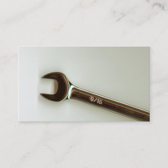 Cartão De Visita Reparador pequeno do fixit do reparo do mecânico (Frente)