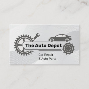 Cartão De Visita Reparo Automático Corrigir   Mecânico