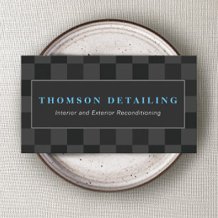 Cartão De Visita Reparo Automático de Detalhador e Corpo Automático