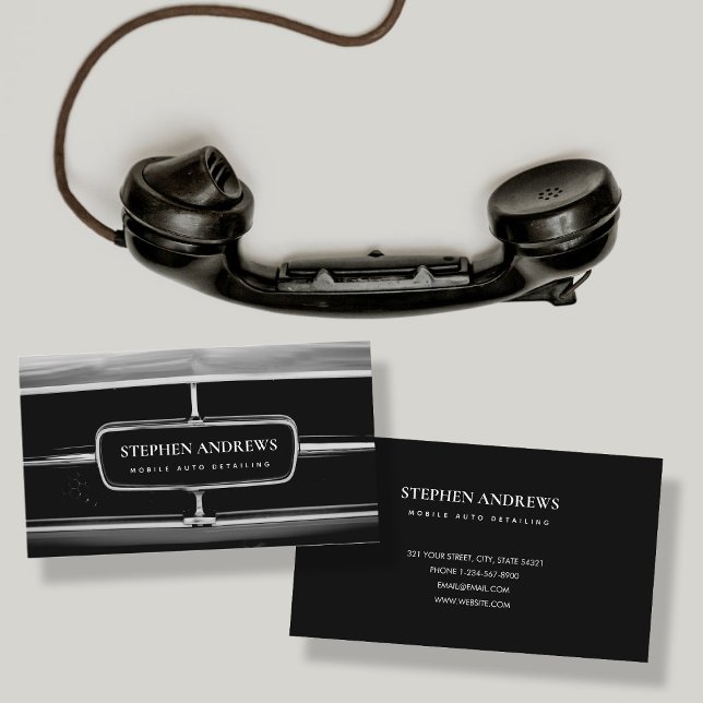 Cartão De Visita Reparo Automático de Limpeza de Descarte Automátic (Criador carregado)