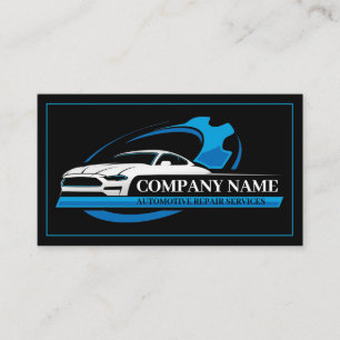 Cartão De Visita Reparo Automóvel Profissional, Mecânico Automático