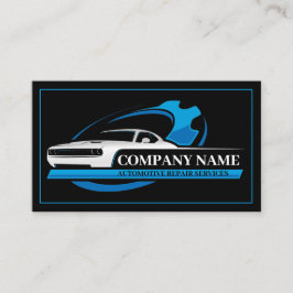 Cartão De Visita Reparo Automóvel Profissional, Mecânico Automático