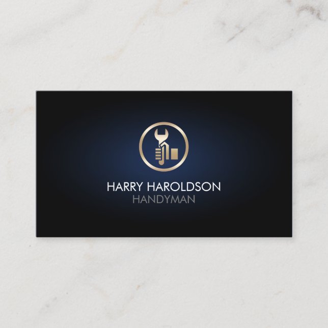 Cartão De Visita Reparo de Casa do Manual (Frente)