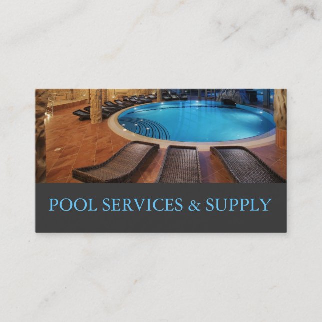 Cartão De Visita Reparo de instalação do jacuzzi do Piscina Hot Tub (Frente)