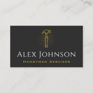 Cartão De Visita Reparo de Remodelação da Ferramenta Handyman de 