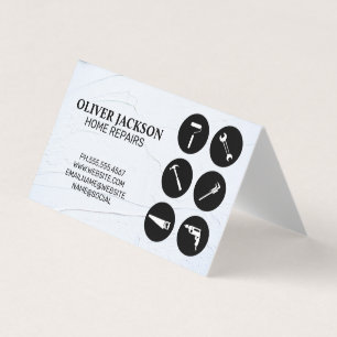 Cartão De Visita Reparo Doméstico   Ferramentas   Handyman