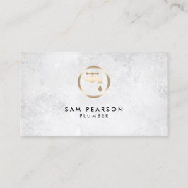 Cartão De Visita Reparo inicial de canalização do canalizador