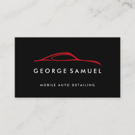 Cartão De Visita Reparo Personalizado de Carros e Detalhamento Auto