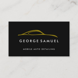 Cartão De Visita Reparo Personalizado de Carros e Detalhamento Auto