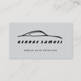 Cartão De Visita Reparo Personalizado de Carros e Detalhamento Auto