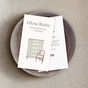 Cartão De Visita Reparo, Refinamento, Restauração de Mobiliário