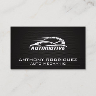 Cartão De Visita Reparo Tech Auto   Serviço de Carro