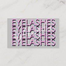 Repetição a Negrito Eyelashes Salon Unhas Rosa