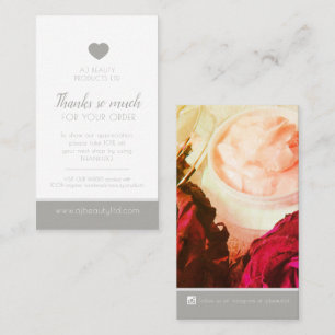 Cartão De Visita Repetição da foto da Beleza Health Company