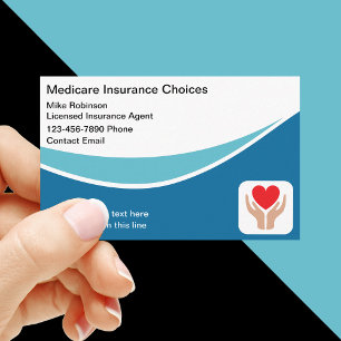 Cartão De Visita Representante de Seguro de Saúde Medicare